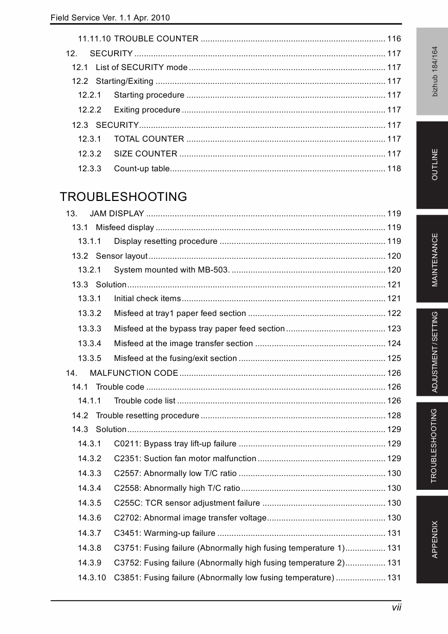 Konica-Minolta bizhub 164 184 FIELD-SERVICE Service Manual-2